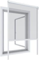 Windhager Fliegengitter-Gewebe "Basic, Fliegengitterrollo f&uuml;r Fenster zum Bohren"