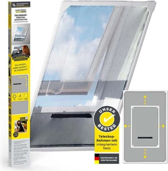 EASYmaxx Insect Protect Teleskop wei&szlig; 63 x 93 cm bis 100 x 160 cm