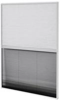 vidaXL Insektenschutz-Plissee f&uuml;r Fenster Jalousie Aluminium 80x120 cm