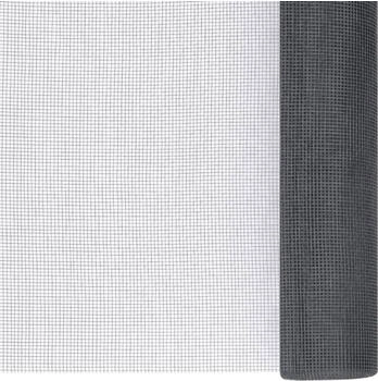 vidaXL Fliegengitter Fiberglas Grau (150871)
