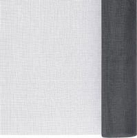 vidaXL Fliegengitter Fiberglas 112x500 cm Grau