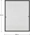 Juskys Fliegengitter für Fenster 100x120cm ohne Bohren grau