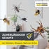 EASYmaxx Insektenschutzgitter mit Magnetbefestigung 110x130cm Schwarz