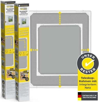 EASYmaxx Teleskop-Insektenschutzgitter 2er-Set (14885)