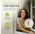 Juskys Fliegengitter für Fenster 130x150cm mit Alu-Rahmen (25454)