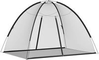 vidaXL Moskito-Netzzelt Mongolisch 220&nbsp;Schwarz&nbsp;200x150x140 cm