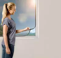 Windhager Fliegengitter-Gewebe "COOL, Sonnenschutz Fliegengitter Open-Up,...