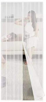 Sekey Magnet-T&uuml;rvorhang Fliegengitter 100x220cm Wei&szlig; (322106)