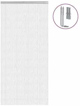 vidaXL T&uuml;rvorhang Kettenvorhang Aluminium 100x212cm (890667)