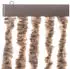 vidaXL Fliegenvorhang Chenille Beige/Dunkelbraun 118x220cm (4004880)