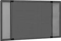 vidaXL Teleskop-Fliegengitter f&uuml;r Fenster Anthrazit (100-193)x75 cm