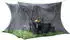 infactory Moskitonetz 300x300x250cm Zelt Doppelbett Fliegengitter Innen und Außen Kastenform schwarz
