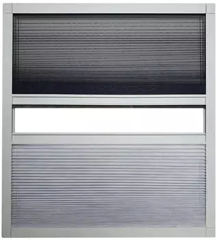 Apana Fensterrahmen Fliegengitter Dachfenster Plissee Alurahmen Bausatz weiß 134 cm x 160 cm