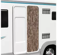 vidaXL Fliegenvorhang Beige und Dunkelbraun 56x200 cm Chenille