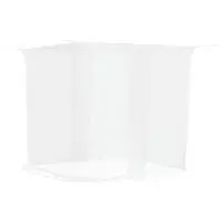 vidaXL Moskitonetz zum Aufh&auml;ngen 156 Mesh Wei&szlig; 220x150x180 cm