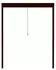 Apana Insektenschutz-Fensterrollo Alurahmen Fiberglasgewebe braun (RAL8017) 190x200cm