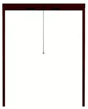 Apana Insektenschutz-Fensterrollo Alurahmen Fiberglasgewebe braun 80x160cm (RAL8017)