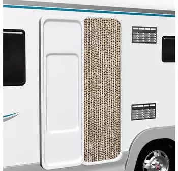 vidaXL Chenille beige/braun 56 x 200 cm (377387)