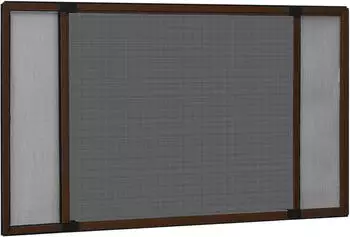 vidaXL Ausziehbarer Insektenschutz f&uuml;r Fenster Braun (75-143)x50cm (149039)