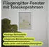 Nematek Insektenschutz-Fensterrahmen Teleskop Alurahmen max. 110x140cm, Weiß