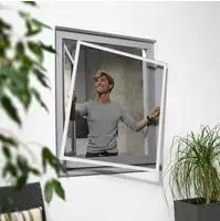 Primaster Fliegenschutz-fenster Slim 120 X 120 Cm Anthrazit...