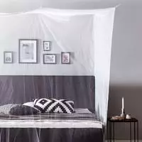 LUMALAND Moskitonetz M&uuml;ckennetz - Passend f&uuml;r Einzelbett & Doppelbett - 200 x...