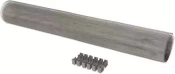 Windhager Lichtschachtabdeckung Aluminiumgewebe Schutz vor Sch&auml;dlingen Laub 70 x 145 cm