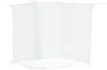 vidaXL Moskitonetz zum Aufh&auml;ngen 156 Mesh Wei&szlig; 220x120x150cm (4010054)