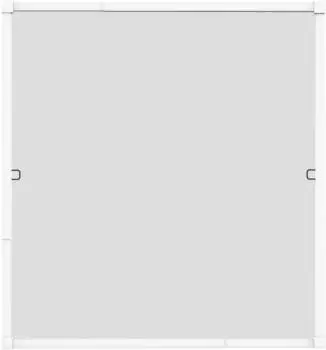 Windhager Insektenschutz Spannrahmen Fenster teleskopierbar 130 x 140 cm Fliegengitter mit Rahmen Fenstergitter ohne Bohren stabiler Aluminium-Rahmen wei&szlig;