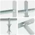 vidaXL Fenstergitter Verstellbar mit 3 Querstäben 700-1050 mm