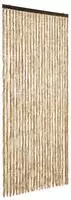 vidaXL Fliegenvorhang Beige 100x230 cm Chenille