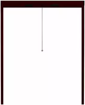 Apana Insektenschutz-Fensterrollo mit Alurahmen & Fiberglasgewebe, braun, 160x160cm (RAL8017)