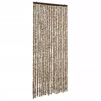 vidaXL Insektenschutz-Vorhang Chenille beige und braun 56x185cm (325448)