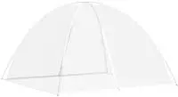 vidaXL Moskito-Netzzelt Mongolisch 220 Mesh Wei&szlig; 200x200x135 cm