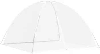 vidaXL Moskitonetz Mongolisches Jurten-Zelt 200x200x135cm, 220 Mesh, weiß (4010049)