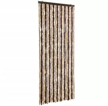 vidaXL Insektenschutz-Vorhang Chenille beige/hellbraun 56x185cm (284272)