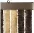 vidaXL Insektenvorhang Chenille, dunkelbraun und beige