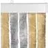 vidaXL Insektenschutzvorhang Chenille grau und beige 118x220cm