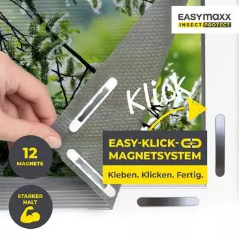 EASYmaxx Insect Protect Insekten- und Pollenschutzgitter 150x130cm 2er-Set (14047)