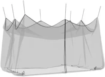 vidaXL Moskitonetz Garten 156 Mesh, 3x4,5x2,5m, schwarz, Polyester