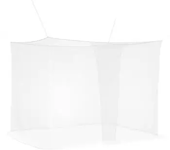 vidaXL Moskitonetz f&uuml;r Bett 156 Maschen, wei&szlig;, Polyester, 3er-Set