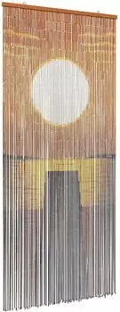 vidaXL Insektenschutz-T&uuml;rvorhang Bambus, mehrfarbig, 200x90cm (42030047)