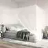vidaXL Moskitonetz für Bett 156 Maschen, weiß, 3er-Set