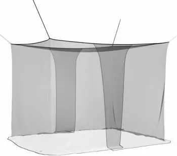 vidaXL Moskitonetz für Bett 156 Maschen, 3 Stk., schwarz, Polyester
