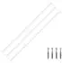 vidaXL Sicherheitsgitter für Fenster, 3 Querstangen, 3er-Set (42031305)