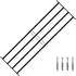 vidaXL Fenstersicherheitsgitter 175x60cm, galvanisierter Stahl (42020566)