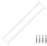 vidaXL Sicherheitsgitter f&uuml;r Fenster mit 2 Querstangen 3 stk.