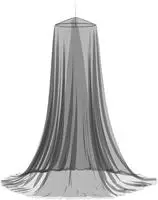 vidaXL Moskito-Netz f&uuml;r das Bett 3 stk. 156 Mesh Schwarz ⌀56 x 220 cm
