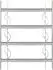 Alberts Secorino Style Fenstergitter, ausziehbar, blau, 600x500-650mm (563646)