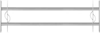 Alberts Secorino Fensterschutzgitter ausziehbar, verzinkt, 300x1000-1500mm (563608)